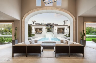 This timeless Modern Mediterranean estate is located on a quiet on Silverleaf Golf Club in Arizona - for sale on GolfHomes.com, golf home, golf lot