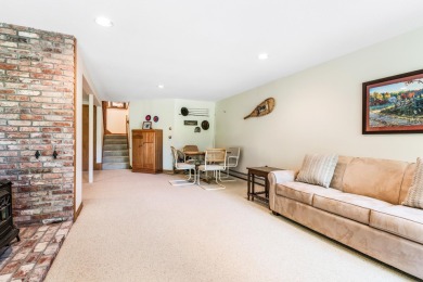 Eastman condo with 3 levels of living space and beautiful sunset on Eastman Golf Links in New Hampshire - for sale on GolfHomes.com, golf home, golf lot