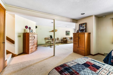 Eastman condo with 3 levels of living space and beautiful sunset on Eastman Golf Links in New Hampshire - for sale on GolfHomes.com, golf home, golf lot