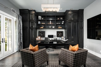 This timeless Modern Mediterranean estate is located on a quiet on Silverleaf Golf Club in Arizona - for sale on GolfHomes.com, golf home, golf lot