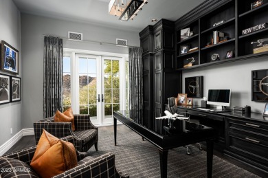 This timeless Modern Mediterranean estate is located on a quiet on Silverleaf Golf Club in Arizona - for sale on GolfHomes.com, golf home, golf lot