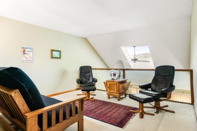 Eastman condo with 3 levels of living space and beautiful sunset on Eastman Golf Links in New Hampshire - for sale on GolfHomes.com, golf home, golf lot