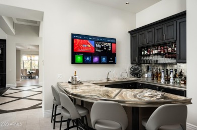 This timeless Modern Mediterranean estate is located on a quiet on Silverleaf Golf Club in Arizona - for sale on GolfHomes.com, golf home, golf lot