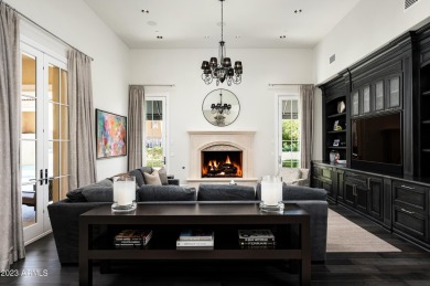 This timeless Modern Mediterranean estate is located on a quiet on Silverleaf Golf Club in Arizona - for sale on GolfHomes.com, golf home, golf lot
