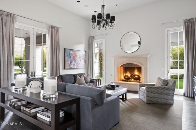 This timeless Modern Mediterranean estate is located on a quiet on Silverleaf Golf Club in Arizona - for sale on GolfHomes.com, golf home, golf lot
