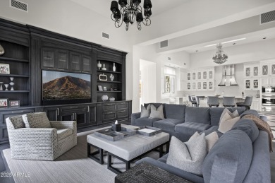 This timeless Modern Mediterranean estate is located on a quiet on Silverleaf Golf Club in Arizona - for sale on GolfHomes.com, golf home, golf lot