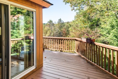 Eastman condo with 3 levels of living space and beautiful sunset on Eastman Golf Links in New Hampshire - for sale on GolfHomes.com, golf home, golf lot