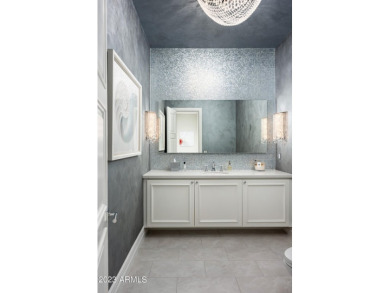 This timeless Modern Mediterranean estate is located on a quiet on Silverleaf Golf Club in Arizona - for sale on GolfHomes.com, golf home, golf lot