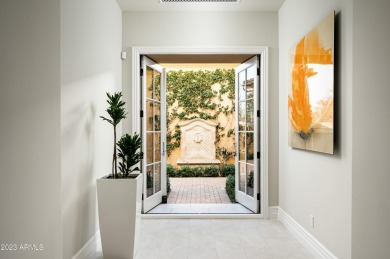 This timeless Modern Mediterranean estate is located on a quiet on Silverleaf Golf Club in Arizona - for sale on GolfHomes.com, golf home, golf lot