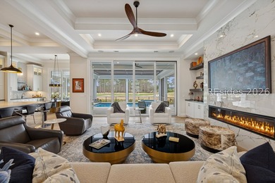 Discover pure perfection in this stunning, virtually-new on Berkeley Hall Golf Club in South Carolina - for sale on GolfHomes.com, golf home, golf lot