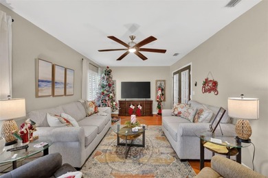 Well-maintained and updated Extended Palm II model in Del Webb on Eagle Ridge At Spruce Creek Country Club in Florida - for sale on GolfHomes.com, golf home, golf lot