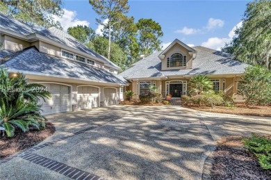 The setting is perfect and the home just right! Located on a on Colleton River Plantation Club in South Carolina - for sale on GolfHomes.com, golf home, golf lot