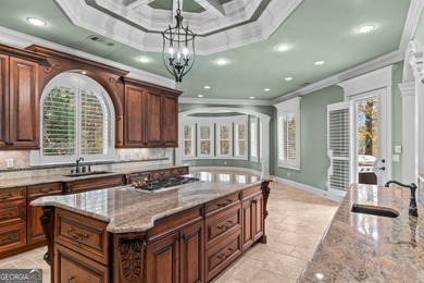 EXQUISITE CASTLE-LIKE ESTATE WITH SUNNING GOLF COURSE VIEWS ! on Harbor Club Golf and Country Club in Georgia - for sale on GolfHomes.com, golf home, golf lot