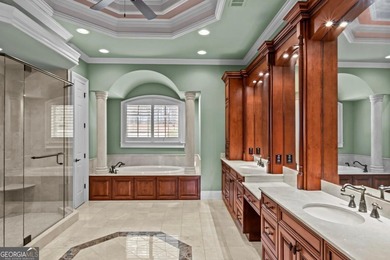 EXQUISITE CASTLE-LIKE ESTATE WITH SUNNING GOLF COURSE VIEWS ! on Harbor Club Golf and Country Club in Georgia - for sale on GolfHomes.com, golf home, golf lot