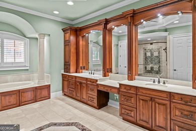 EXQUISITE CASTLE-LIKE ESTATE WITH SUNNING GOLF COURSE VIEWS ! on Harbor Club Golf and Country Club in Georgia - for sale on GolfHomes.com, golf home, golf lot