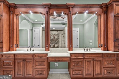 EXQUISITE CASTLE-LIKE ESTATE WITH SUNNING GOLF COURSE VIEWS ! on Harbor Club Golf and Country Club in Georgia - for sale on GolfHomes.com, golf home, golf lot