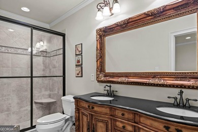 EXQUISITE CASTLE-LIKE ESTATE WITH SUNNING GOLF COURSE VIEWS ! on Harbor Club Golf and Country Club in Georgia - for sale on GolfHomes.com, golf home, golf lot