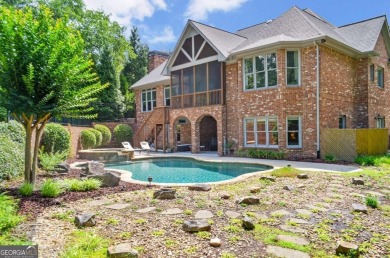 Beautiful all-brick ranch with a finished terrace in the gated on Chateau Elan Golf Club  in Georgia - for sale on GolfHomes.com, golf home, golf lot
