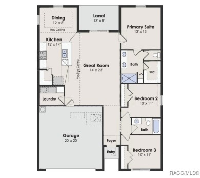 Modern Comfort & Quality Craftsmanship - 3 Bed, 2 Bath, 2-Car on Citrus Springs Country Club in Florida - for sale on GolfHomes.com, golf home, golf lot