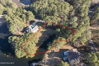 0.46 acre Waterfront Lot with stunning views and a quiet on Woodlake Country Club in North Carolina - for sale on GolfHomes.com, golf home, golf lot