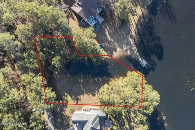 0.46 acre Waterfront Lot with stunning views and a quiet on Woodlake Country Club in North Carolina - for sale on GolfHomes.com, golf home, golf lot