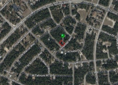 Buildable corner lot in Citrus Springs offering an excellent on Pine Ridge Community Golf and Country Club in Florida - for sale on GolfHomes.com, golf home, golf lot