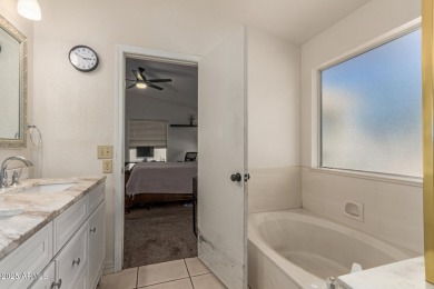 Welcome to this gorgeous 3-bedroom, 2-bath home with a private on Arrowhead Country Club in Arizona - for sale on GolfHomes.com, golf home, golf lot