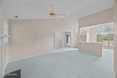 This beautiful brick home is ideally positioned on Fairfield on Harbour Point Golf Club in North Carolina - for sale on GolfHomes.com, golf home, golf lot