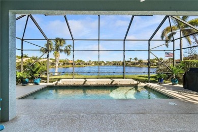 Discover lakefront living in this beautifully updated 3-bedroom on Eagle Marsh Golf Club in Florida - for sale on GolfHomes.com, golf home, golf lot