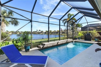 Discover lakefront living in this beautifully updated 3-bedroom on Eagle Marsh Golf Club in Florida - for sale on GolfHomes.com, golf home, golf lot