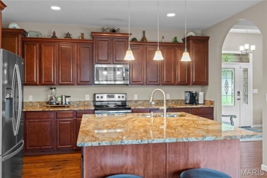 Stunning Waterfront Atrium Ranch with 4 bedrooms, 3 full baths on Raintree Country Club in Missouri - for sale on GolfHomes.com, golf home, golf lot