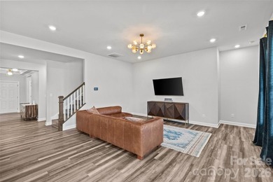 This stunning 4BR/3BA home in The Meridians offers an open floor on The Palisades Country Club in North Carolina - for sale on GolfHomes.com, golf home, golf lot