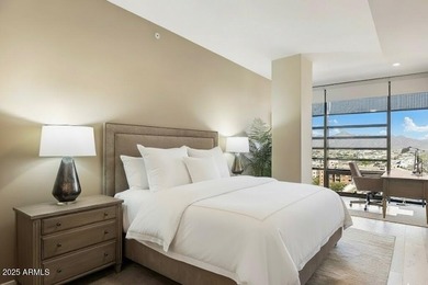 Step inside this beautiful 10th-floor penthouse at Optima on Kierland Golf Club in Arizona - for sale on GolfHomes.com, golf home, golf lot