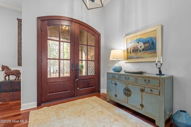 Stunning custom-built golf-front home overlooking the 2nd hole on Pinewild Country Club of Pinehurst in North Carolina - for sale on GolfHomes.com, golf home, golf lot