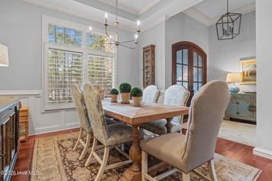 Stunning custom-built golf-front home overlooking the 2nd hole on Pinewild Country Club of Pinehurst in North Carolina - for sale on GolfHomes.com, golf home, golf lot