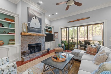 Stunning custom-built golf-front home overlooking the 2nd hole on Pinewild Country Club of Pinehurst in North Carolina - for sale on GolfHomes.com, golf home, golf lot