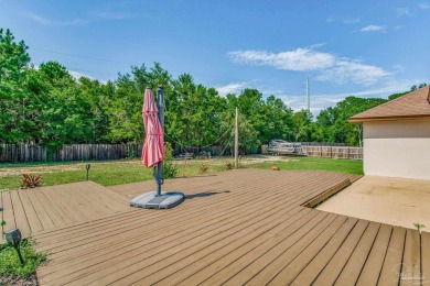 Nestled in a peaceful cul-de-sac, this stunning 4-bedroom, 2 on Tiger Point Golf and Country Club in Florida - for sale on GolfHomes.com, golf home, golf lot