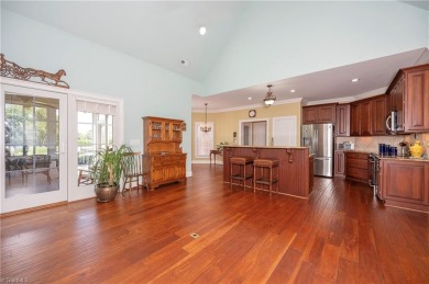 Golf course home with easy walk and nice view of the Bermuda Run on Oak Valley Golf Club in North Carolina - for sale on GolfHomes.com, golf home, golf lot