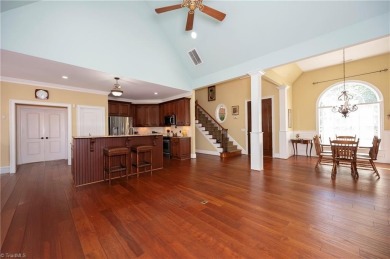 Golf course home with easy walk and nice view of the Bermuda Run on Oak Valley Golf Club in North Carolina - for sale on GolfHomes.com, golf home, golf lot