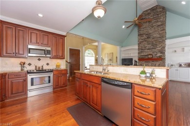 Golf course home with easy walk and nice view of the Bermuda Run on Oak Valley Golf Club in North Carolina - for sale on GolfHomes.com, golf home, golf lot