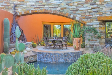 This stunning custom home, designed by renowned architect Shelby on The Boulders Resort Golf Club in Arizona - for sale on GolfHomes.com, golf home, golf lot
