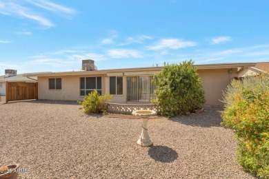Welcome to a nice quiet place! This home features fresh paint on Sun City Country Club in Arizona - for sale on GolfHomes.com, golf home, golf lot