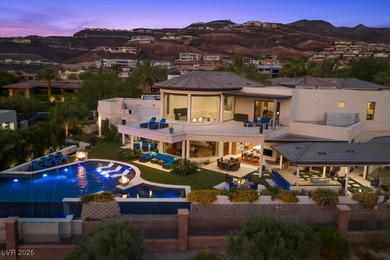 Perched on an elevated golf course lot w/ unrivaled strip views on Dragon Ridge Country Club in Nevada - for sale on GolfHomes.com, golf home, golf lot