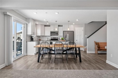 Step into modern elegance with this exceptional 2-story townhome on Chaska Town Course in Minnesota - for sale on GolfHomes.com, golf home, golf lot