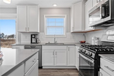 Step into modern elegance with this exceptional 2-story townhome on Chaska Town Course in Minnesota - for sale on GolfHomes.com, golf home, golf lot