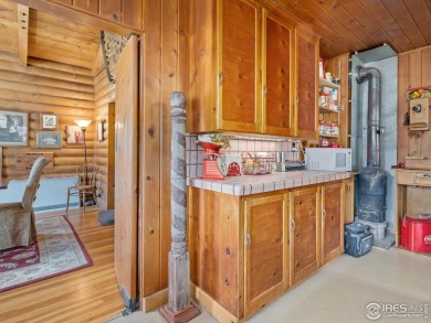 Step inside this charming rustic cabin that offers a peaceful on Estes Park Golf Course in Colorado - for sale on GolfHomes.com, golf home, golf lot
