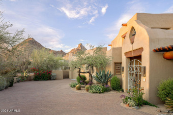 This stunning residence, a rare and beautiful example of on Desert Highlands Golf Club in Arizona - for sale on GolfHomes.com, golf home, golf lot