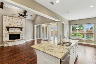 Welcome to this exceptional one-story Highland Homes beauty in on Lantana Golf Club in Texas - for sale on GolfHomes.com, golf home, golf lot