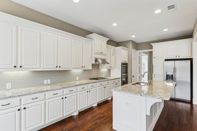 Welcome to this exceptional one-story Highland Homes beauty in on Lantana Golf Club in Texas - for sale on GolfHomes.com, golf home, golf lot