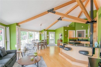 Paradise found! This one-of-a-kind, custom-built octagon-shaped on Turkeyfoot Lake Golf Links in Ohio - for sale on GolfHomes.com, golf home, golf lot